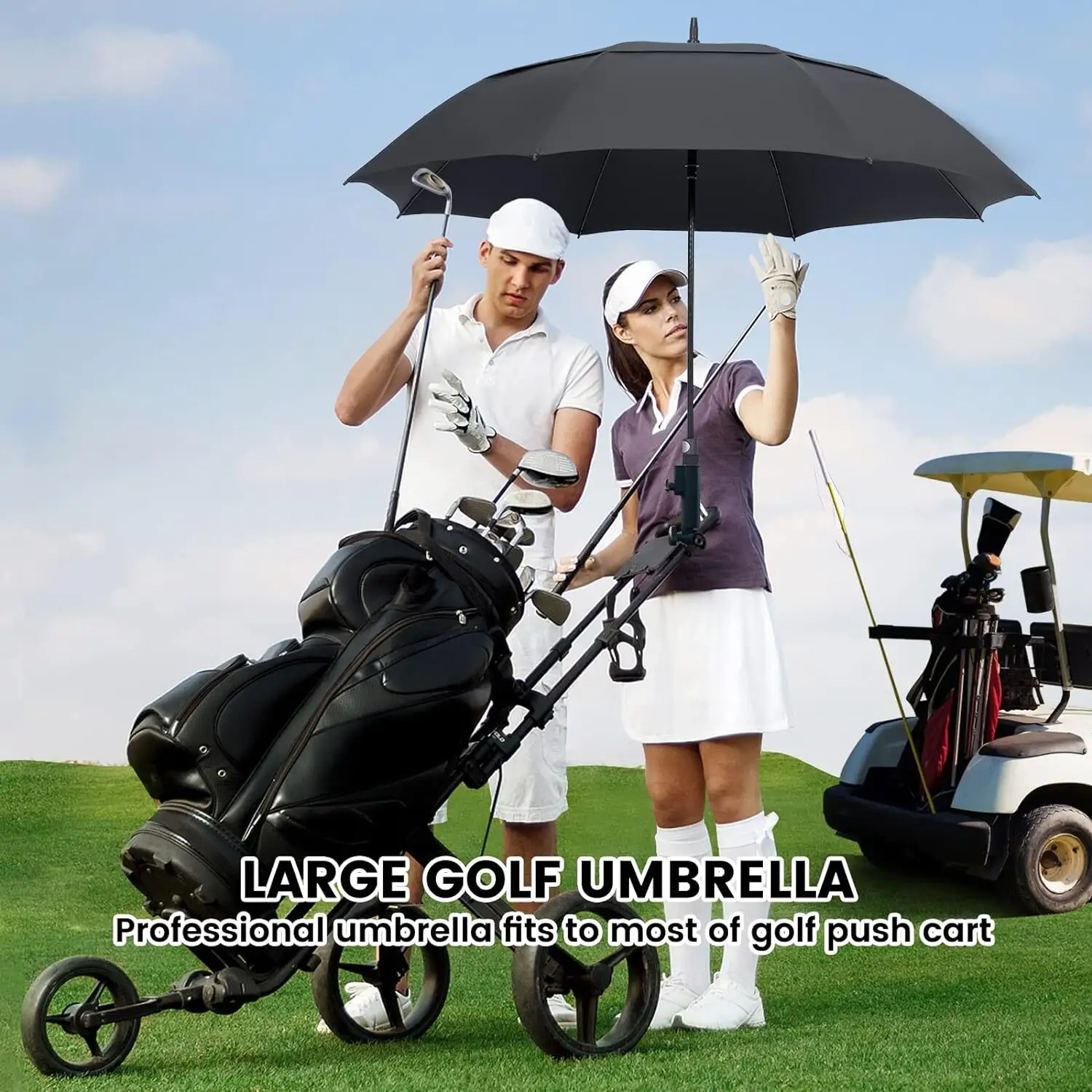 Best Golf Umbrella for Wind and Rain Available by Blueprint Umbrella 5