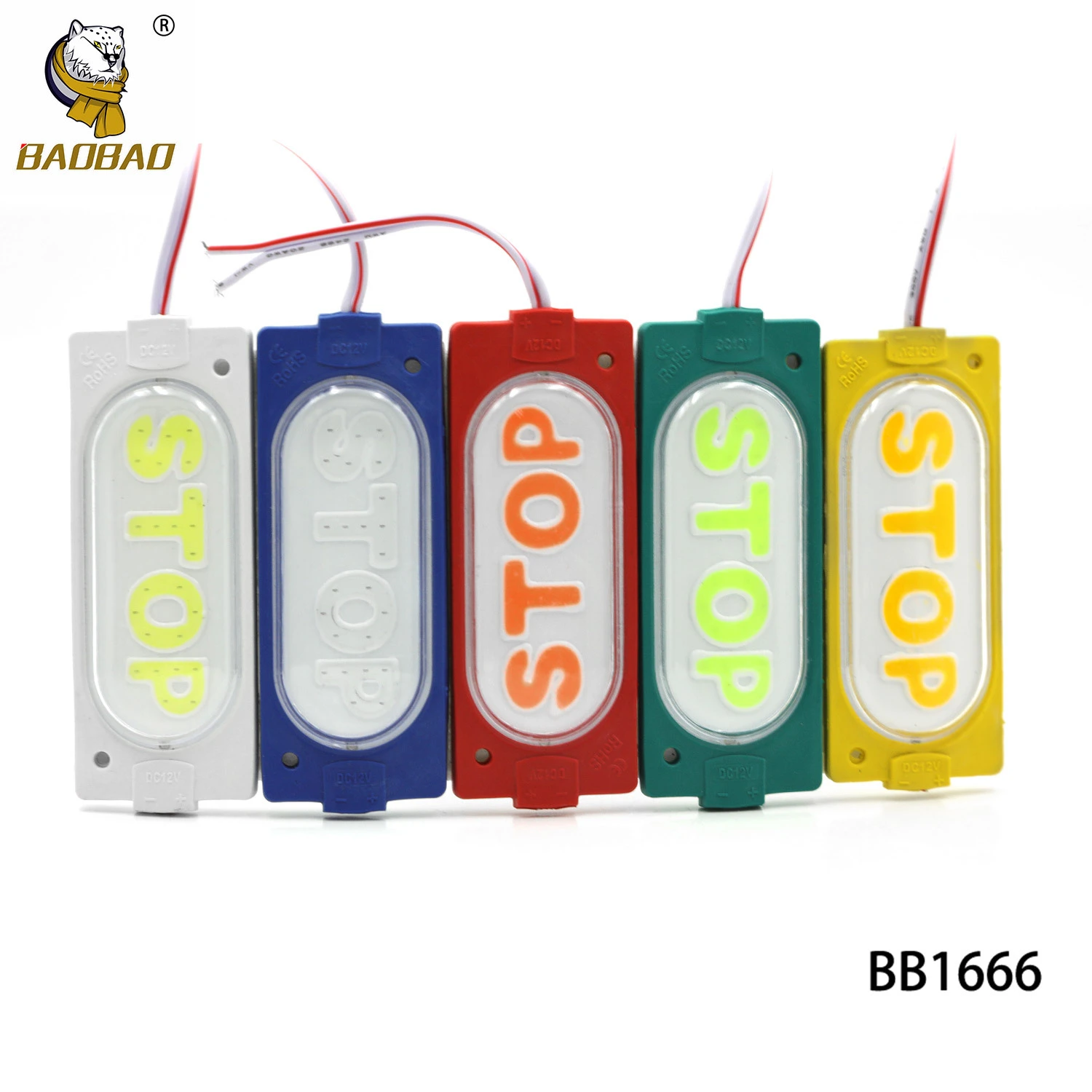 BAOBAO Module LED Light Strip Bar  White Red Blue Green Pink 12V 24V BB1666 1
