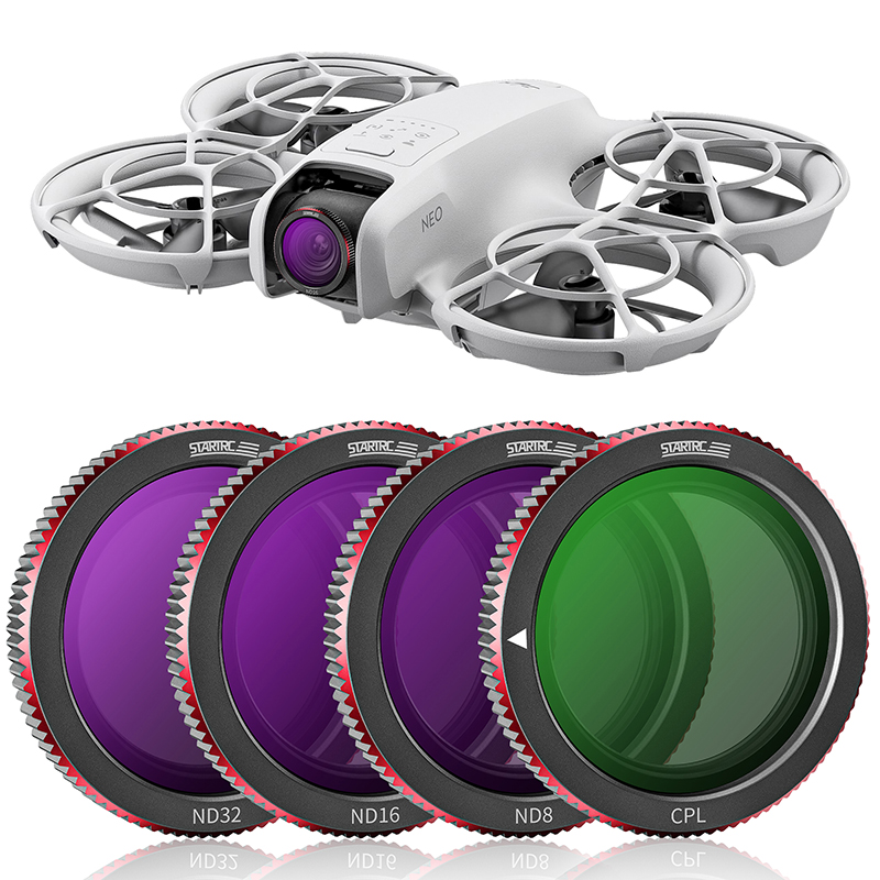 STARTRC CPL-ND Juego de 4 filtros para DJI Neo (CPL/ ND8/ND16/ND32) 3