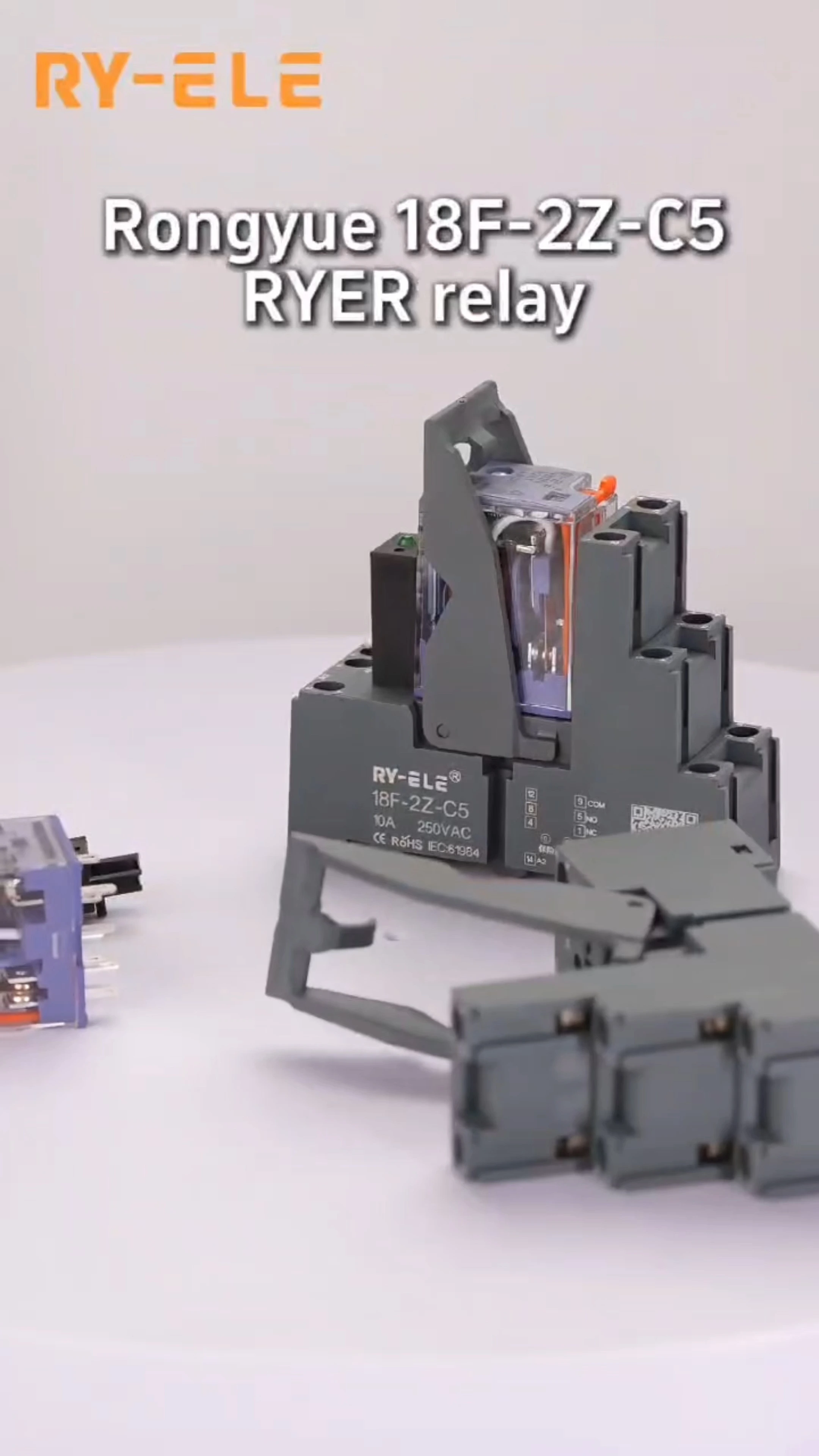12A 250VAC 8pin Relay Socket Industrial Control products RY-ELE 1
