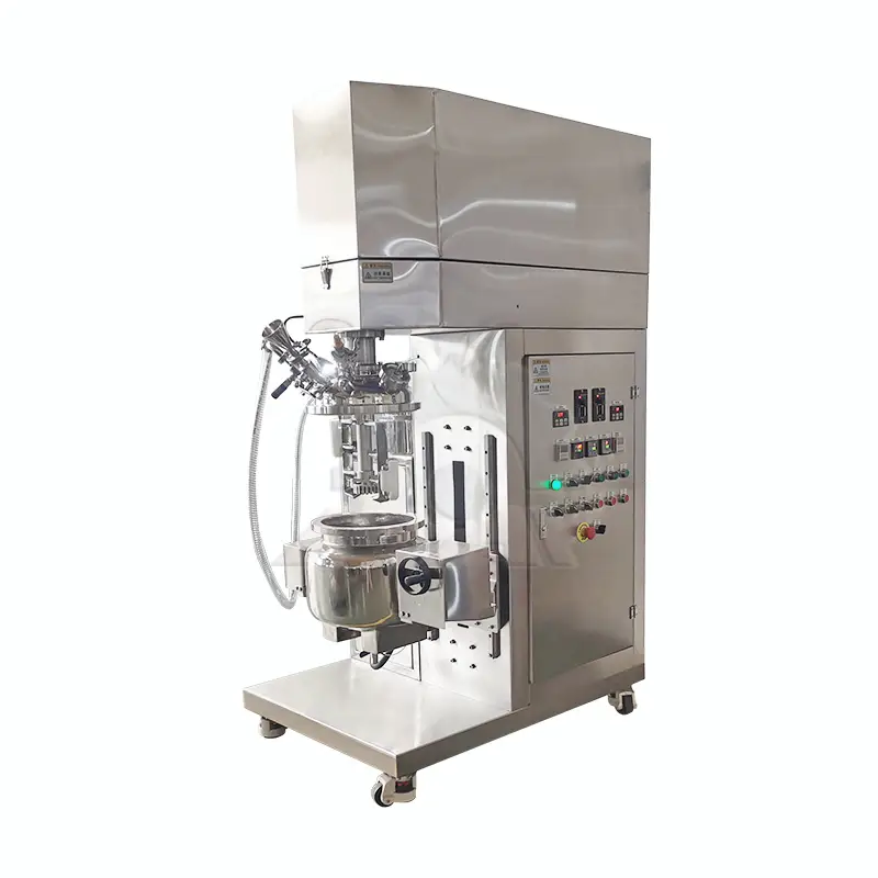 5 એલ 10 એલ લેબોરેટરી વેક્યૂમ ઇમ્યુસિફાઇફિંગ મિક્સર મશીન 1