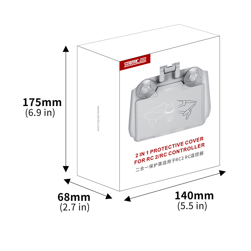 STARTRC 更新 DJI RC 2/ DJI RC 二合一遮阳罩和屏幕保护膜 9