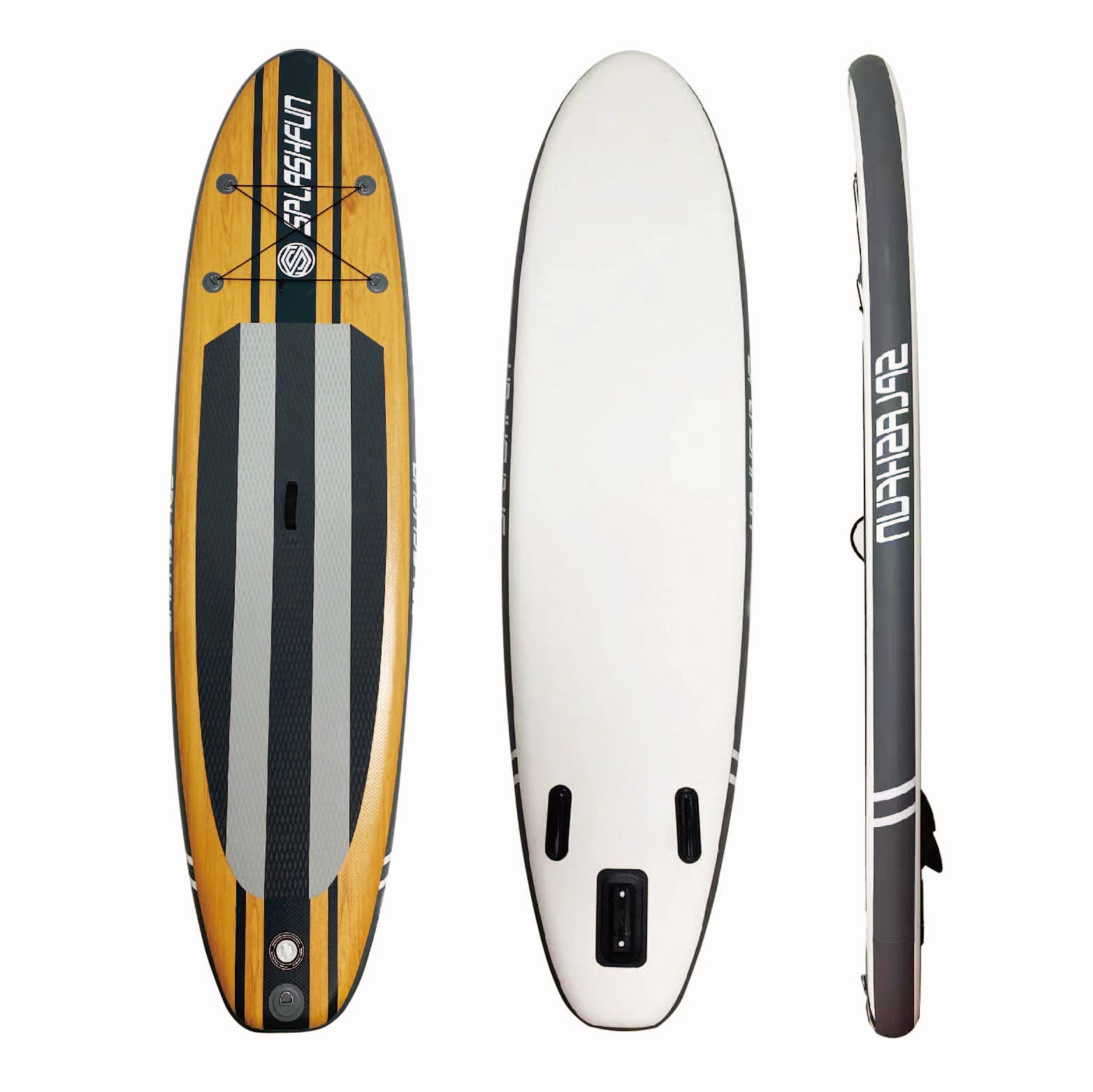OEM Wood Color Summer Lake River Inflatable Stand Up Paddle Board 1