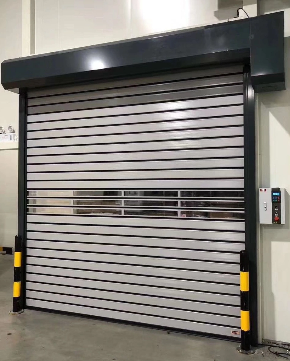 Double Layer Aluminum Alloy Roller Shutter Door with Oxidized Coating 1