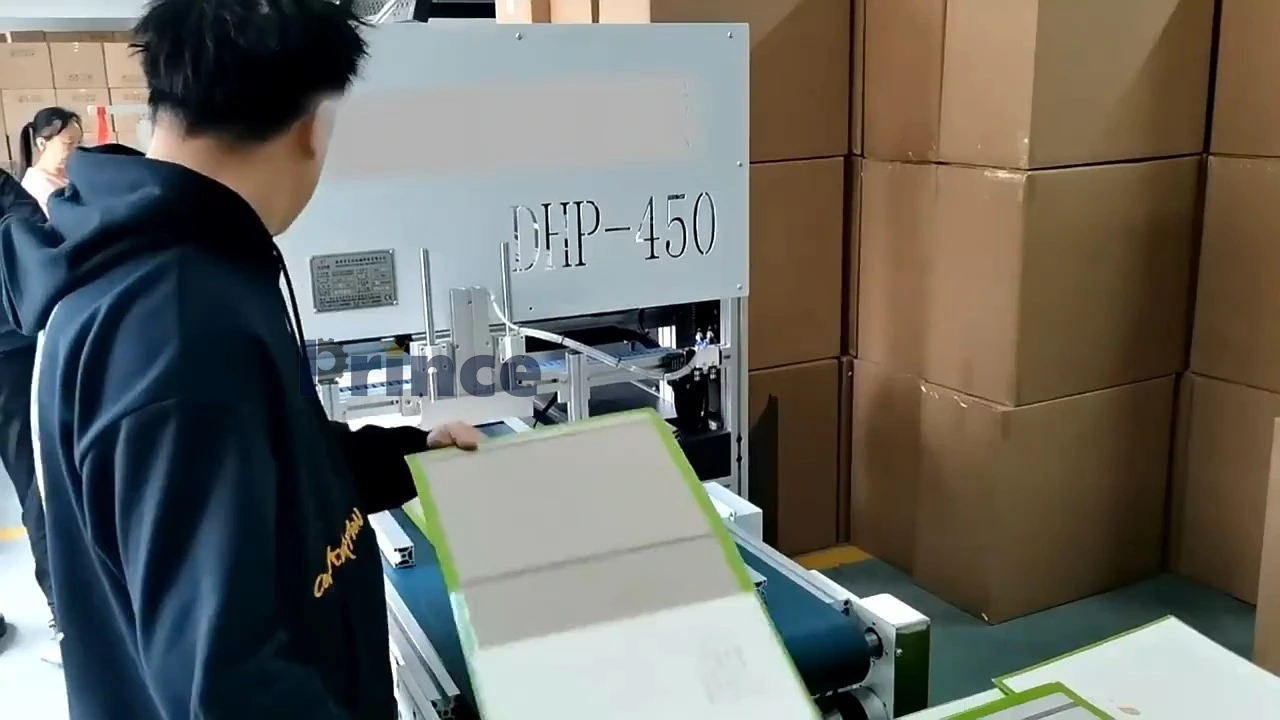 Semi Automatic Book-Shape Rigid Box Assembly Machine Hard Cover Book Box Forming Assembling Machine 1