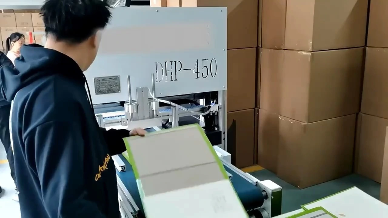 Semi Automatic Book-Shape Rigid Box Assembly Machine Hard Cover Book Box Forming Assembling Machine 1