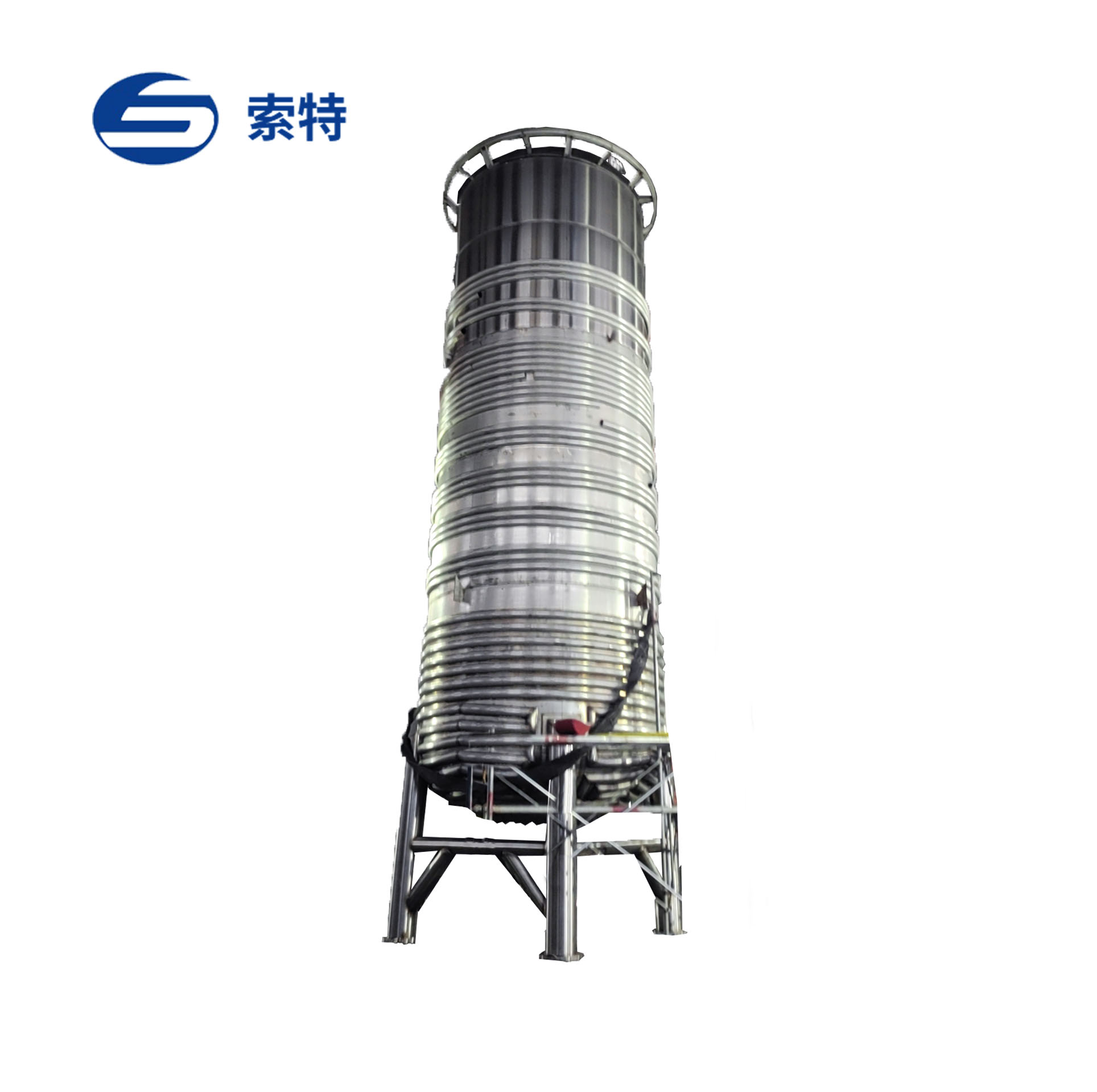Réservoir de stockage vertical en acier inoxydable pour produits chimiques 2