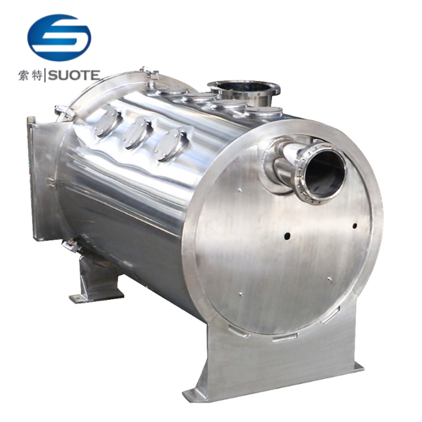 Tanque de almacenamiento horizontal de acero inoxidable de grado alimenticio 3