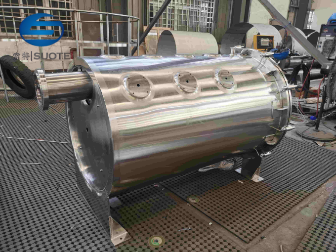 Tanque de almacenamiento horizontal de acero inoxidable de grado alimenticio 4