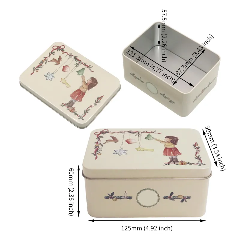 Custom Tin Box a Grade 0.23mm-0.35mm Thickness Tinplate - - XPD 6