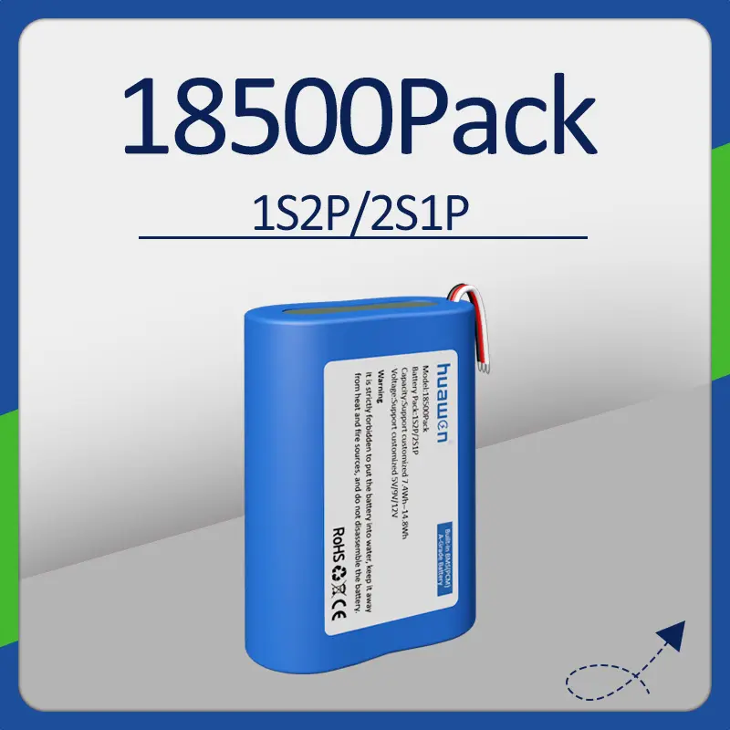 1S2P 2S1P 3,7 В 5 В 9 В постоянного тока INR18500 литиевый аккумулятор 1