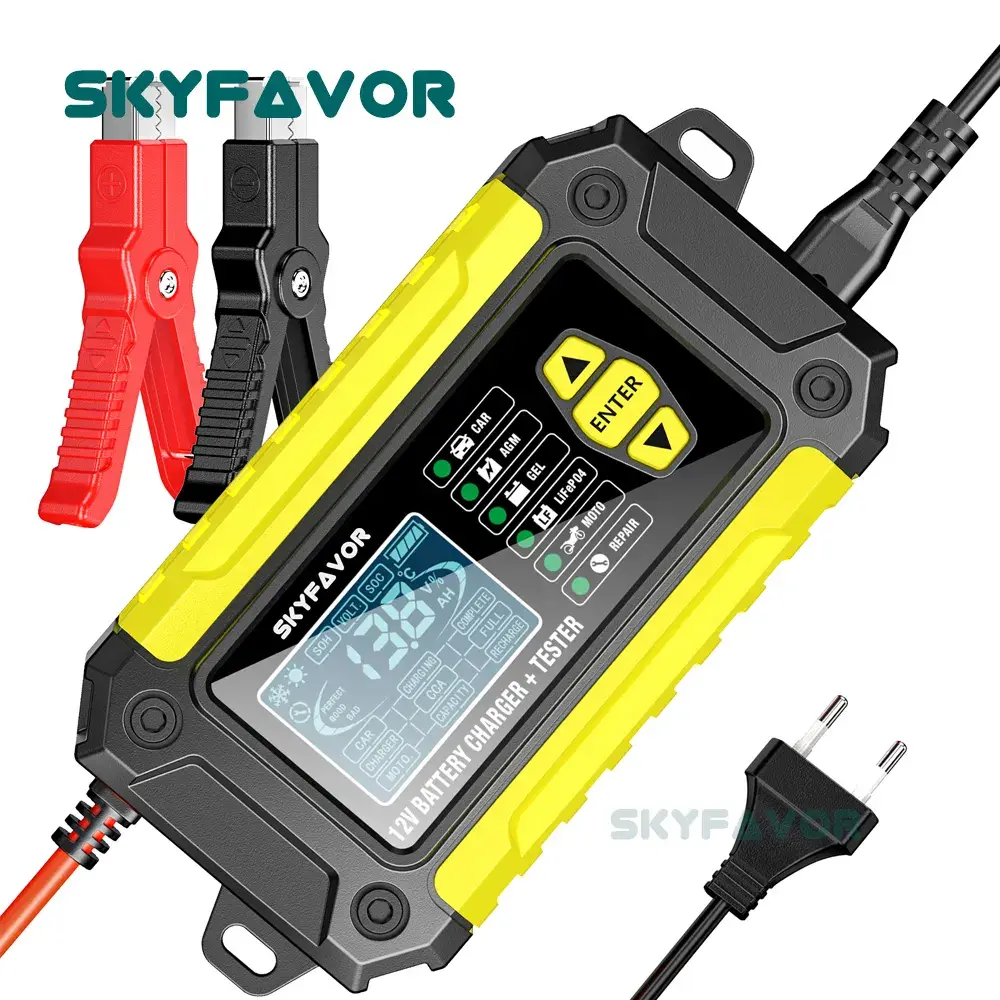 Car Battery Charger Jump Starter - - SKYFAVOR-1 4