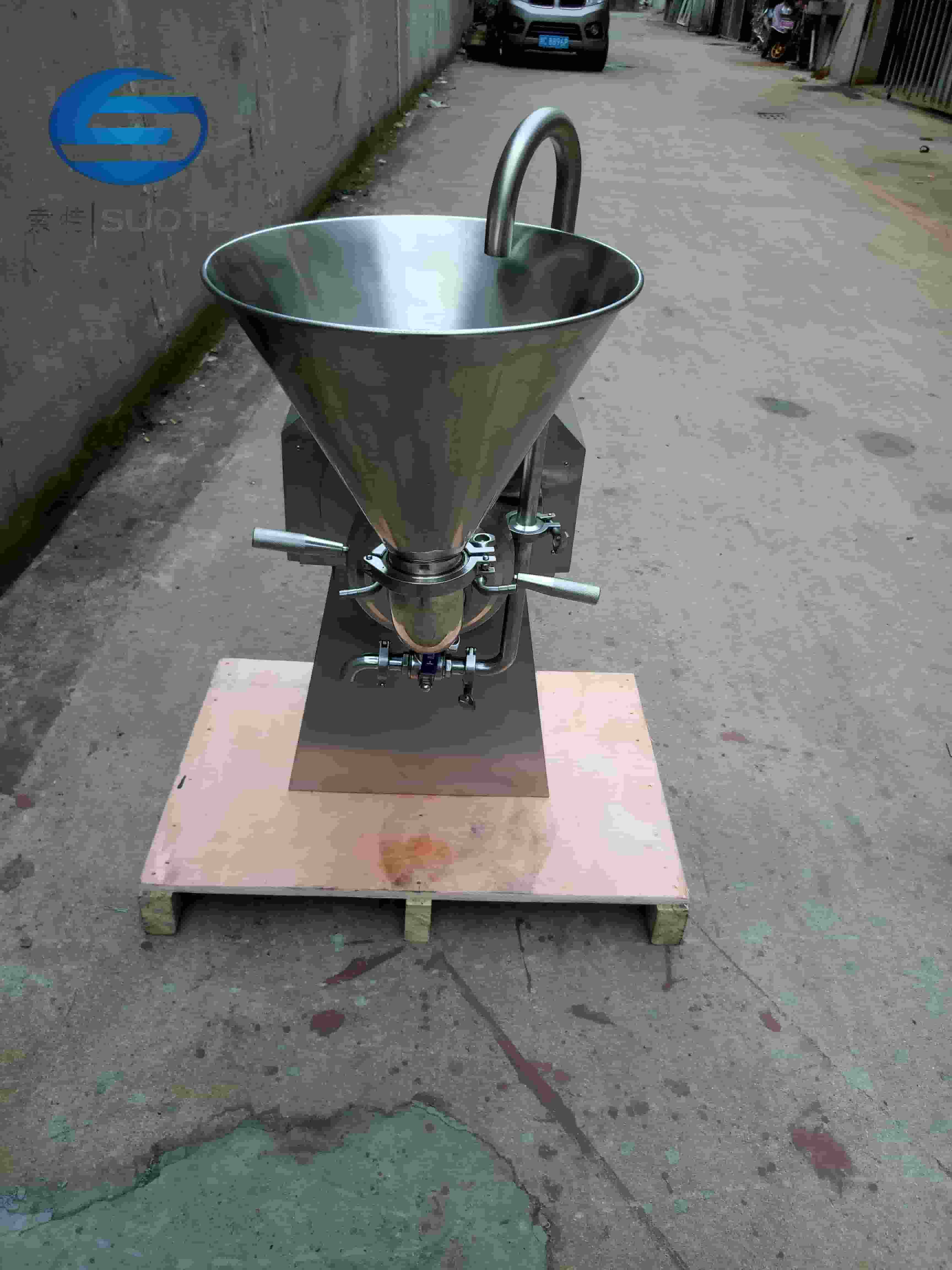 Grain Grinding Stainless Steel Horizontal Colloid Mill Machine 5