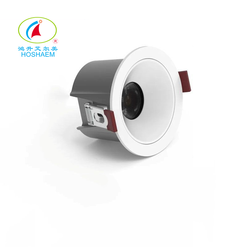 Hongsheng HOSHAEM 3 Zoll 8W LED Downlight COB Einbau 3000-6000K Deckenstrahler mit Treiber Beleuchtungshersteller 3