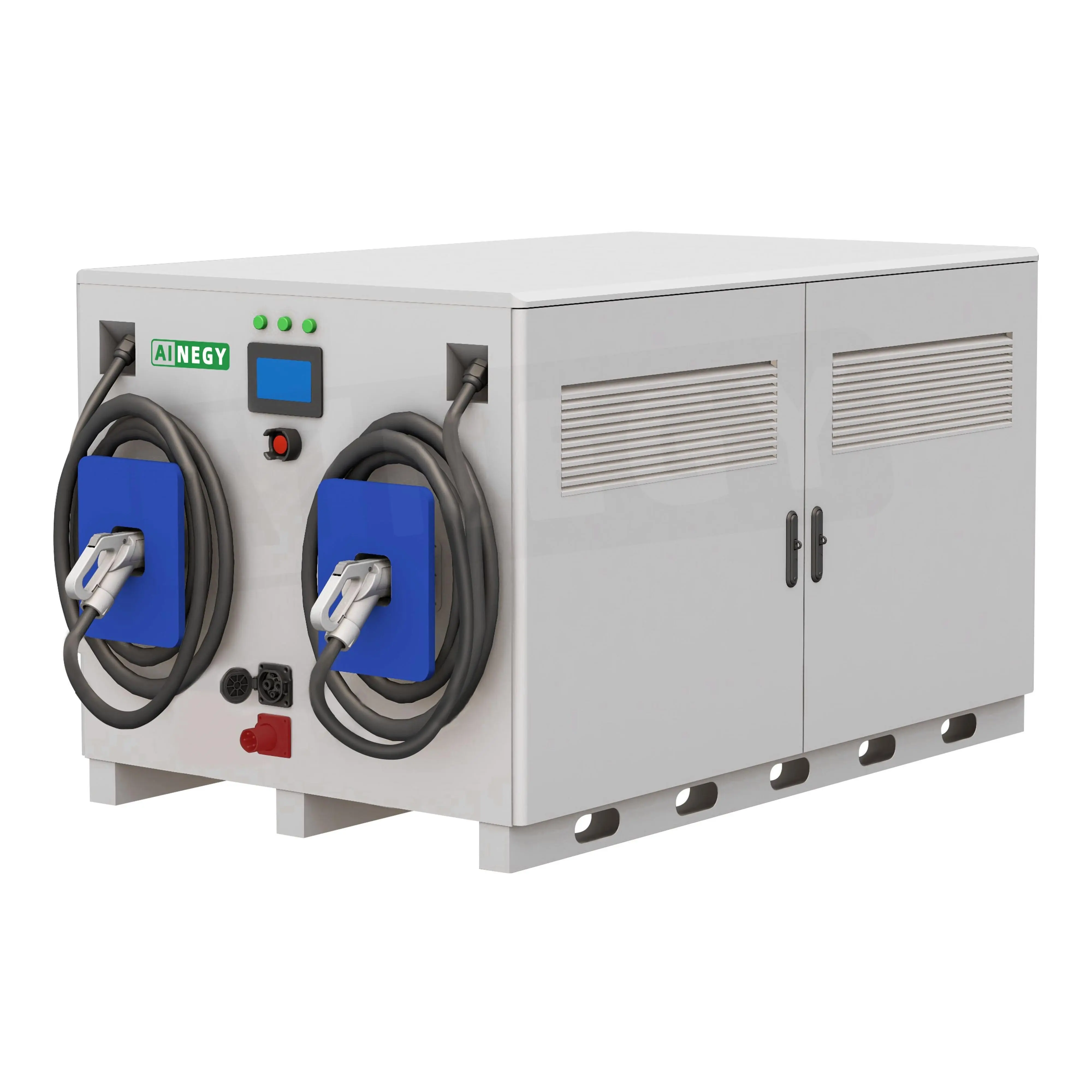 Trạm năng lượng mặt trời để sạc EV với hệ thống lưu trữ năng lượng pin 172KWh Bộ sạc DC/DC hiệu suất cao 120KW 1