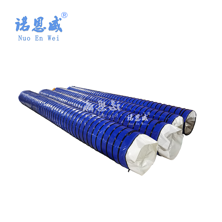 Conducto flexible para aire acondicionado de PVC y material aislante para enfriador de granos NUOENWEI 3