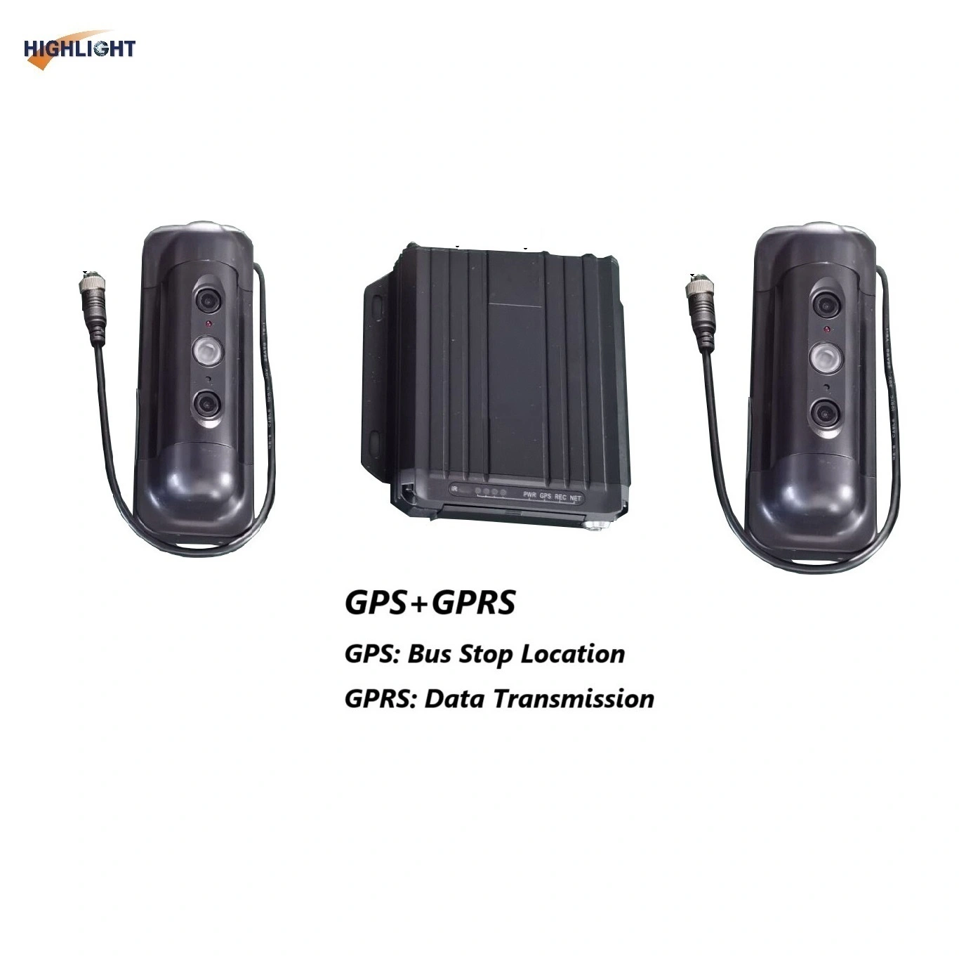 Compteurs de passagers 3D HPCM002 avec module GPS/GPRS pour bus 1