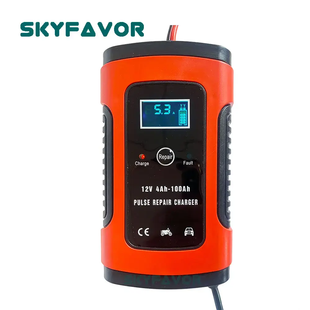 Car Battery Charger and Jump Starter - - SKYFAVOR-1 2