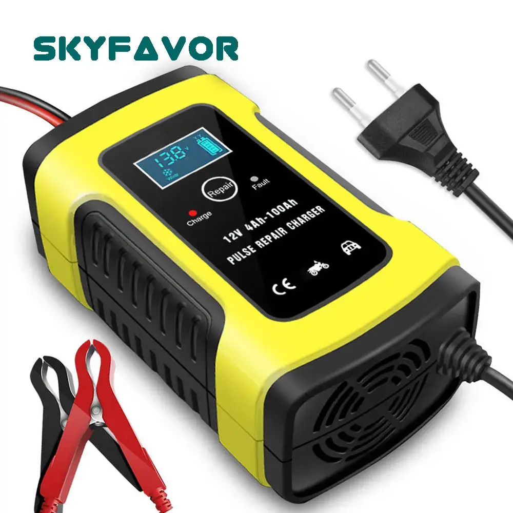 Car Battery Charger and Jump Starter - - SKYFAVOR-1 3