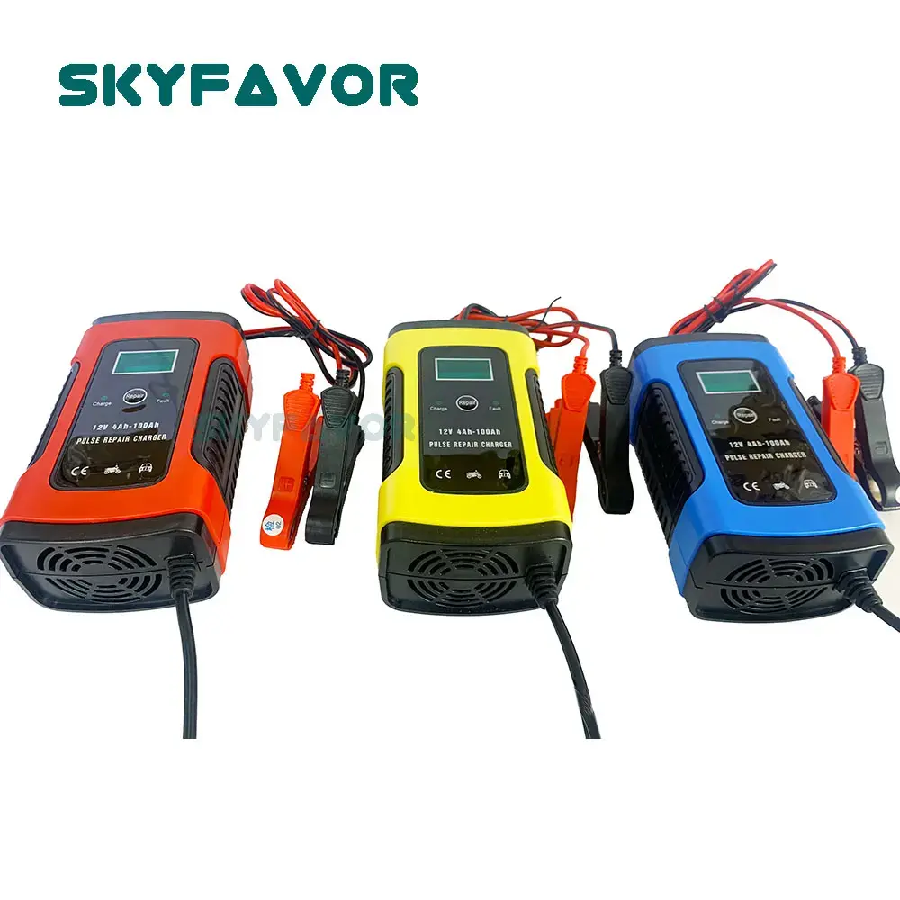 Car Battery Charger and Jump Starter - - SKYFAVOR-1 4