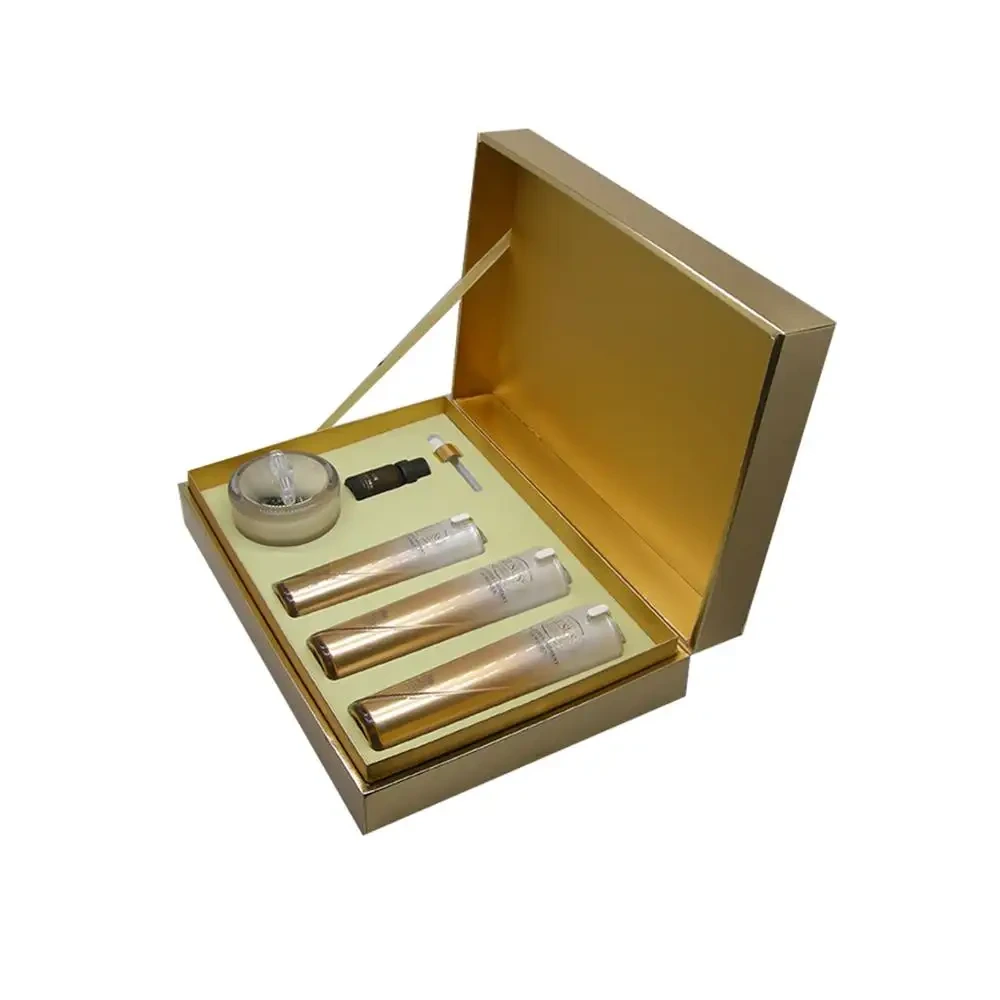 Boîte-cadeau d'emballage de rouge à lèvres cosmétique en or de haute qualité, nouveau Design, vente en gros, avec fabricant professionnel 1