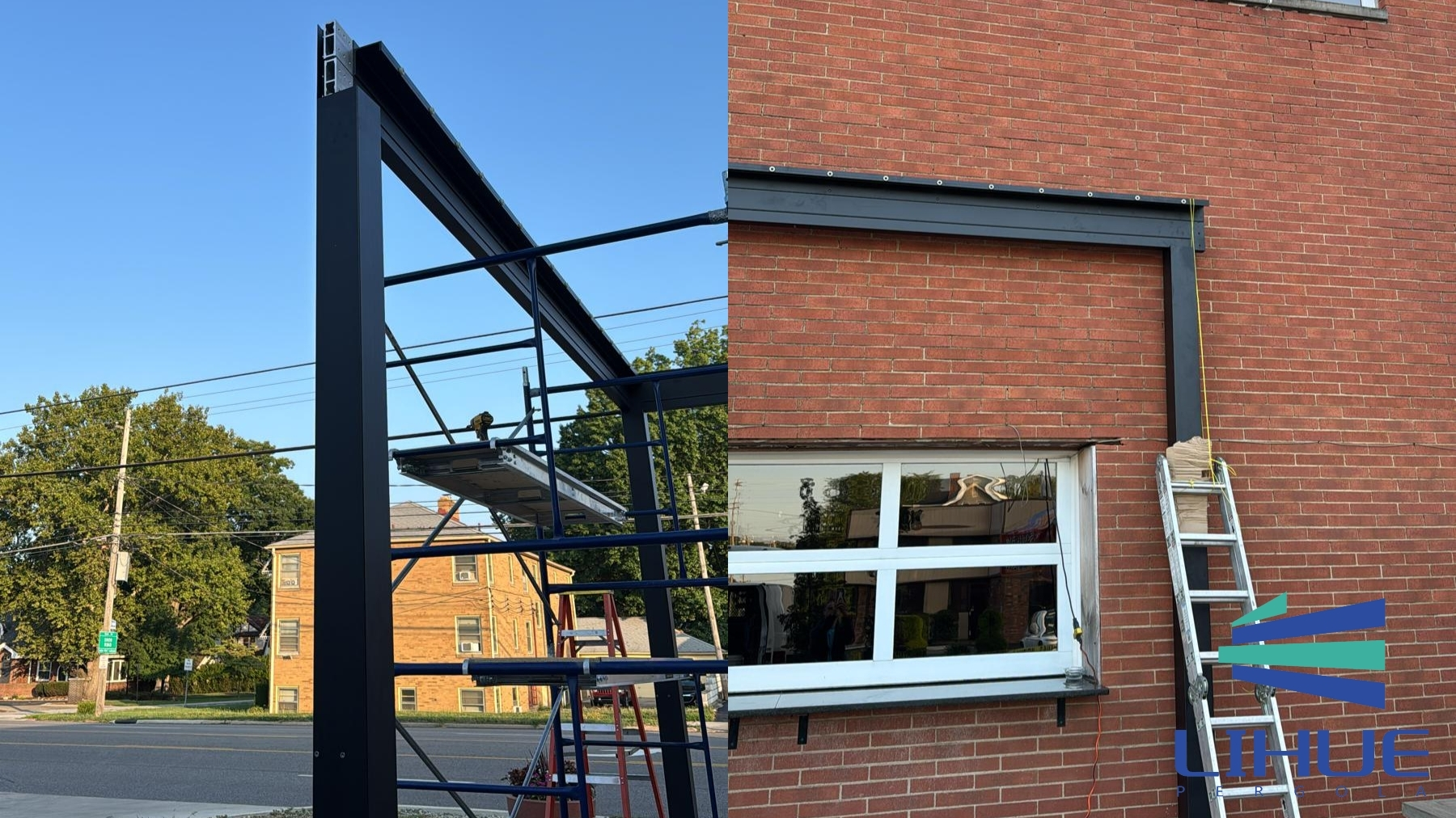 Enhancing Outdoor Dining: Bioclimatic Aluminum Pergola Success in Ohio（Upon Factory Inspection） 2