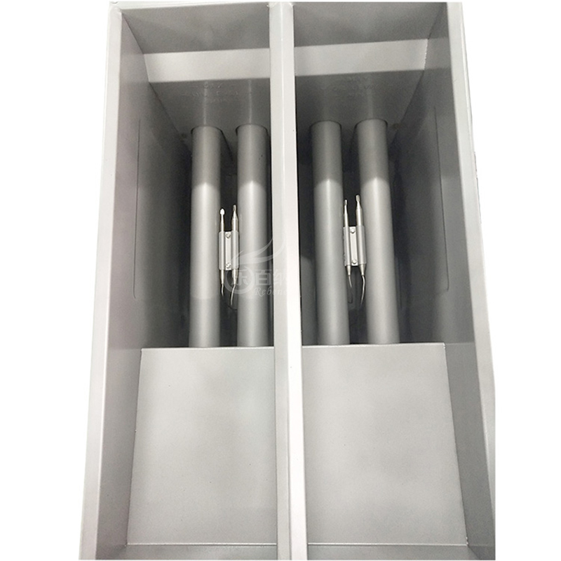 Freidora profunda de gas de olla dividida comercial con 2 canasta-120000BTU (GF-120T) 4
