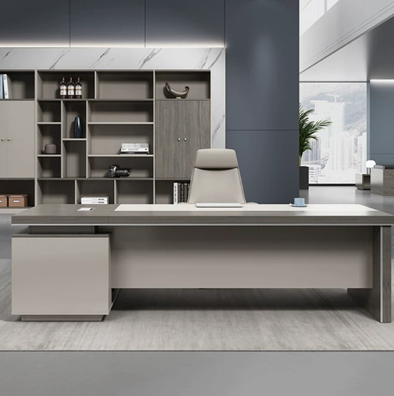 Manager Desk and Chair Set Simple Modern Office Furniture Set 1