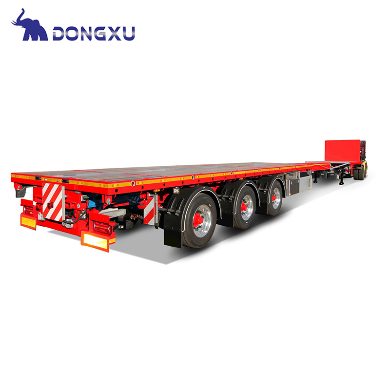 Extendable Semi Trailer for Flexible Cargo Transport 2