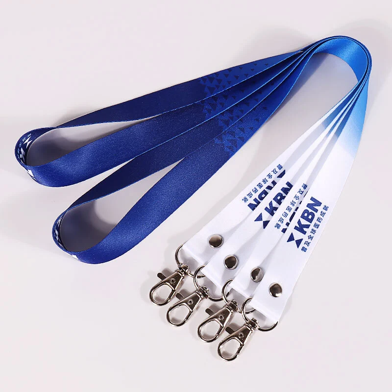 Lovecolour Double Hook Polyesteri Lanyard Lämpösiirtotulostus Lanyard Custom Id Card -nauha kokoukseen 1