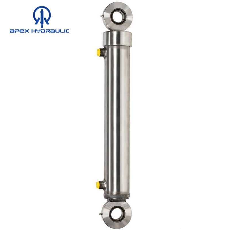Under Water Waterproof Rustproof Double Acting Stainless Steel Hydraulic Cylinder 5