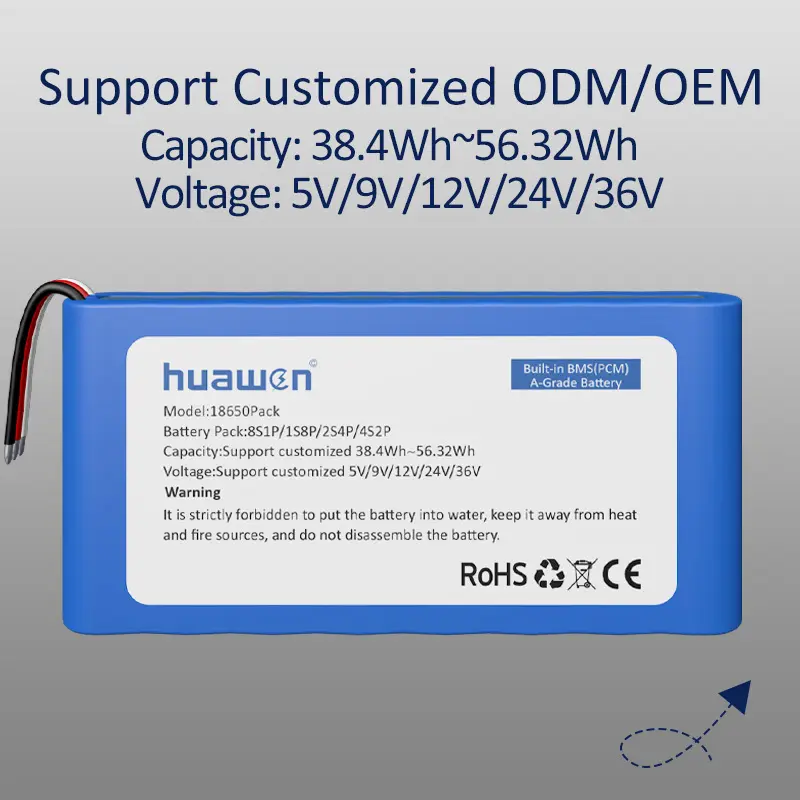 Rechargeable Li Ion Battery Pack - - Huawen 2