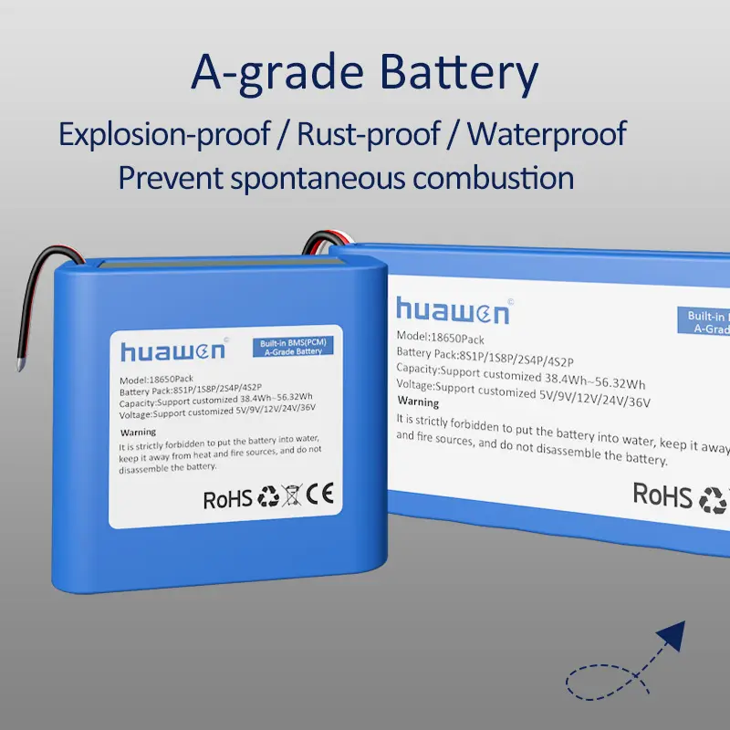Rechargeable Li Ion Battery Pack - - Huawen 3