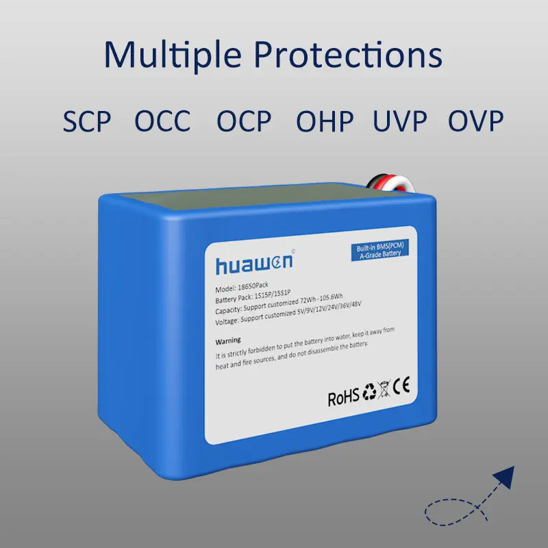 12v Lithium Ion Battery Pack by Huawen-1 4