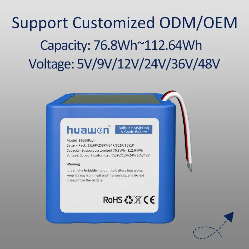 18650 Li Ion Battery Pack - - Huawen 2