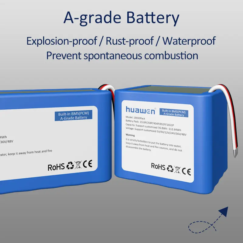 18650 Li Ion Battery Pack - - Huawen 3