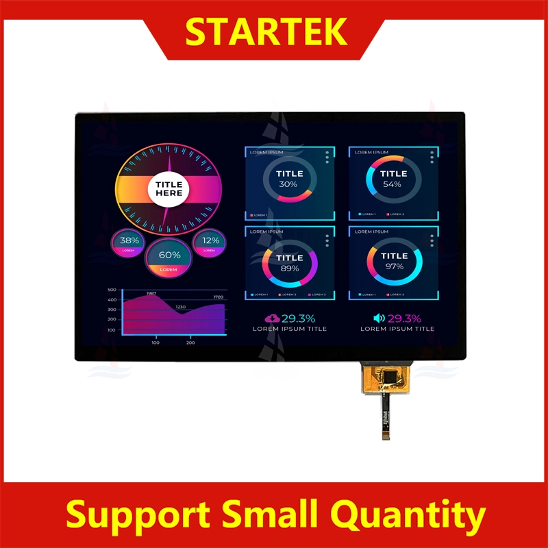 10,1 pulgadas IPS TFT LCD 1024x600 ángulo de visión completo interfaz RGB industrial tft lcd panel táctil capacitivo KD101WSFPD036A-C040A 1