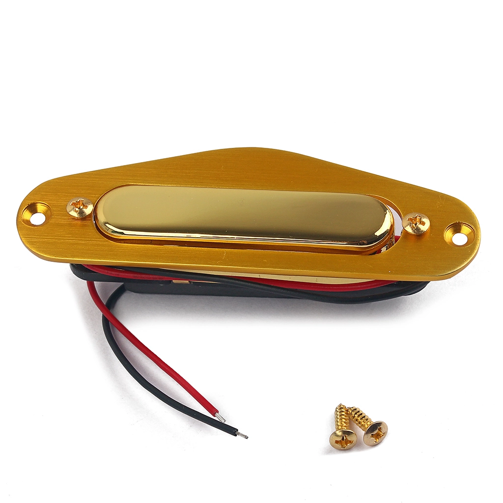 Alnicov Magnet Neck Sound Pickup TL YELLOW GOLD  Case for eletric guitar  GMA311 1