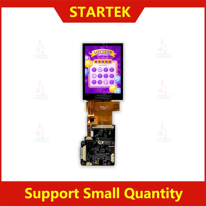 3,2 înç 240x320 ekrana rêzefîlmê RS485 navbeynkariya sînyala Modula pêşandana LCD ya pîşesaziyê panela UART KD032QVFMD028-C002A-RS485 1