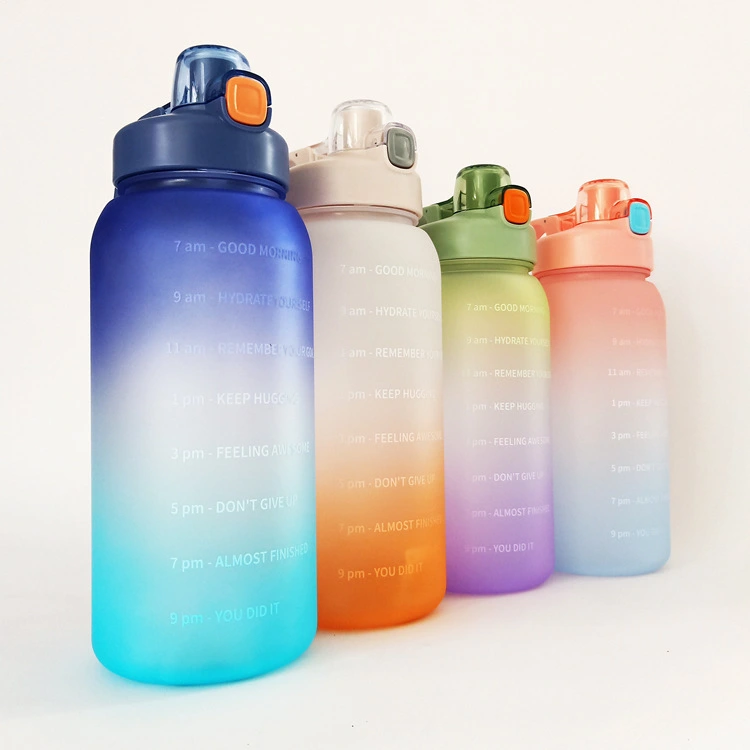 Botella de agua potable deportiva personalizada KingLine con asa para fitness 1