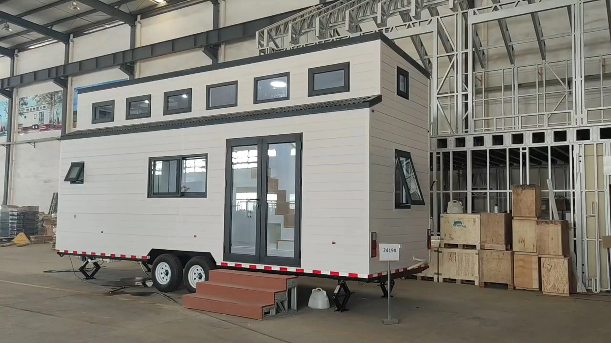 Airbnb estructura de acero ligera casa modular casas prefabricadas maison conteneur prefabricado pequeño kit de cabaña para el hogar 1