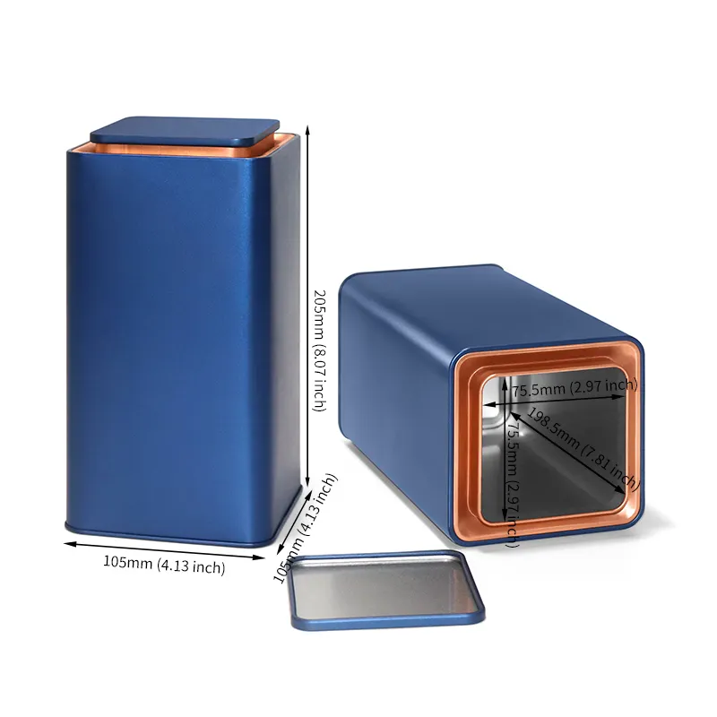 Metal Tea Tins Yes - - XPD 6