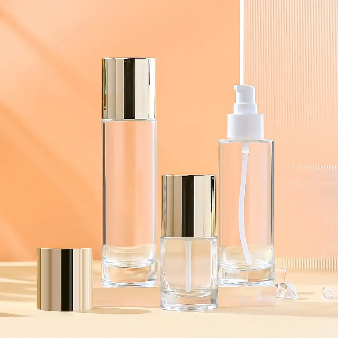 JXPACK Glass Lotion Bottles Wholesale | Bulk Customizable Cosmetic Packaging 1