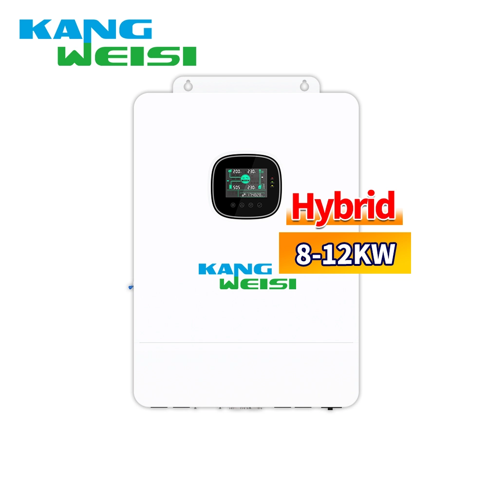 Kangweisi solar hybrid inverter 10KW 12KW pv inverter 8kva on off grid solar power inverter 1