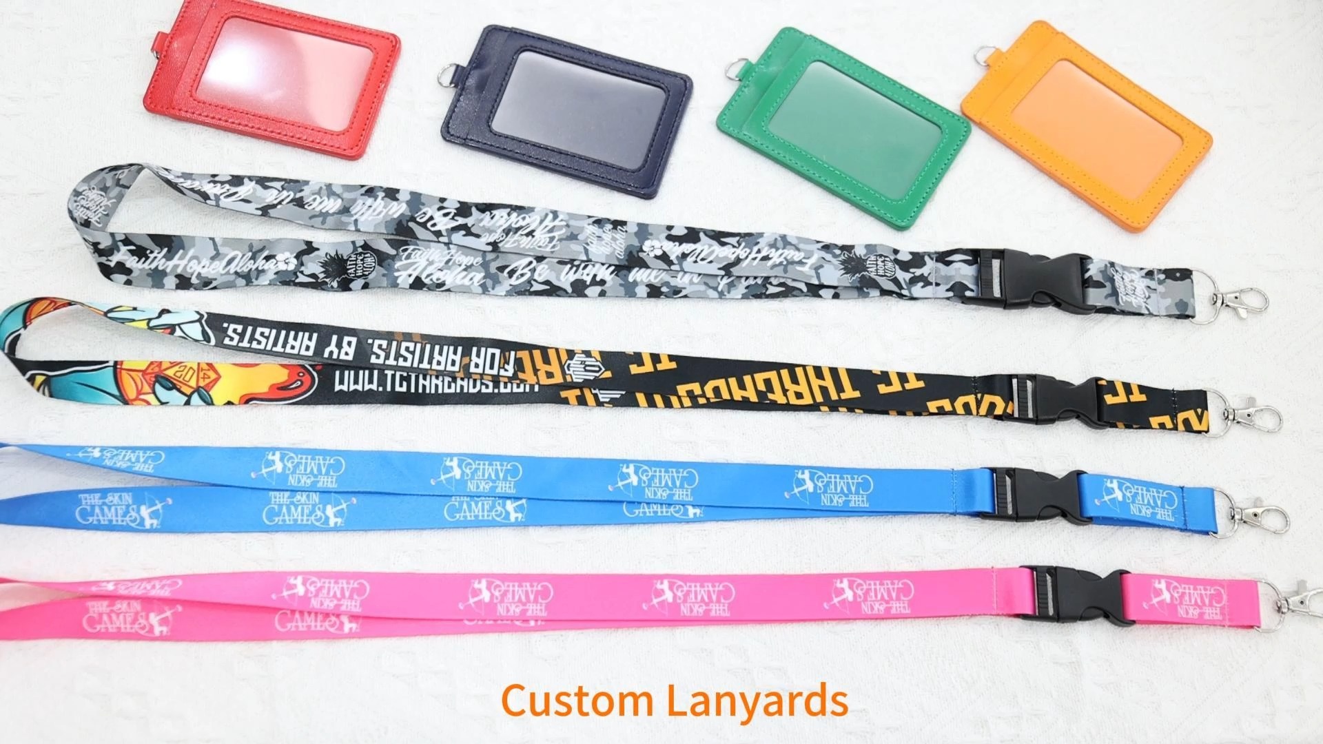 Factory Custom Polyester Lanyard Design Your Own Logo 1