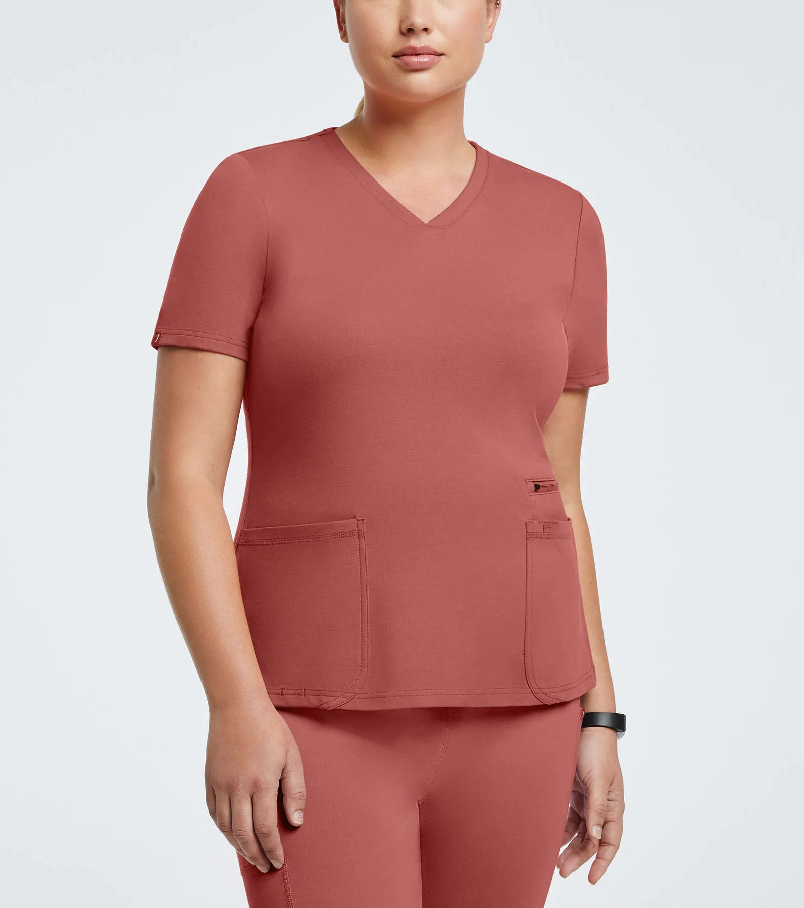 Women's Breathable Scrub Uniform for Healthcare Professionals 1