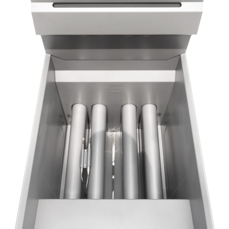 Gas 4 Tube Burner Deep Fryer For Commercial Kitchen-Robershaw Control System,120000BTU (GF120) 4