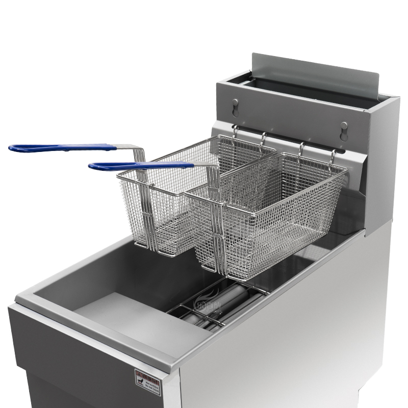 Gas 4 Tube Burner Deep Fryer For Commercial Kitchen-Robershaw Control System,120000BTU (GF120) 3