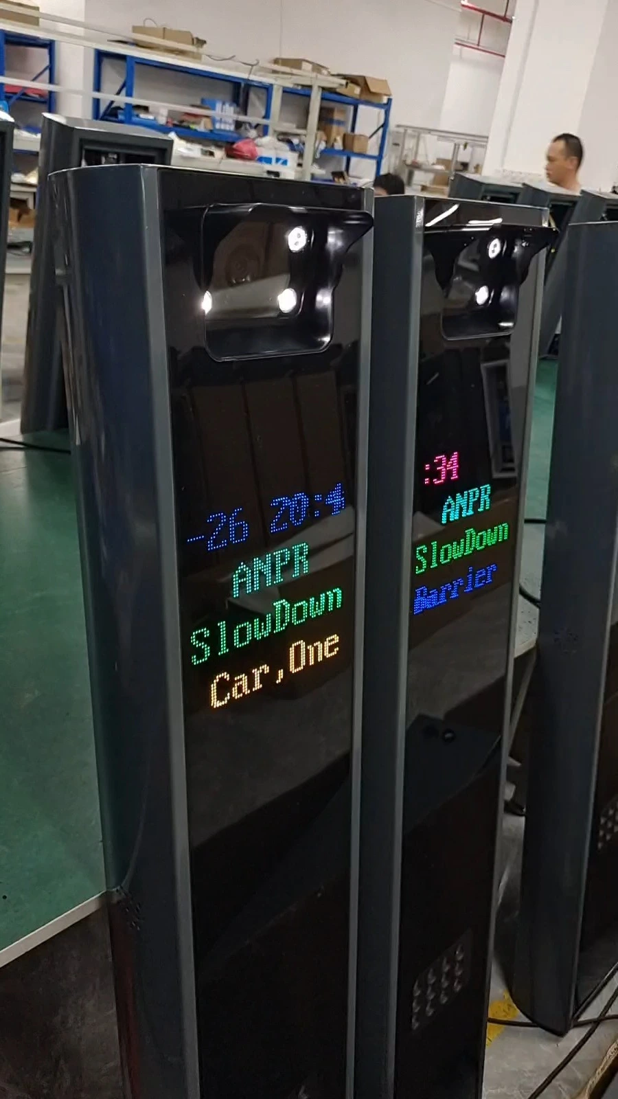 Smart Parking Management System with Printer Ticket Device and Folding Barrier Gate 1