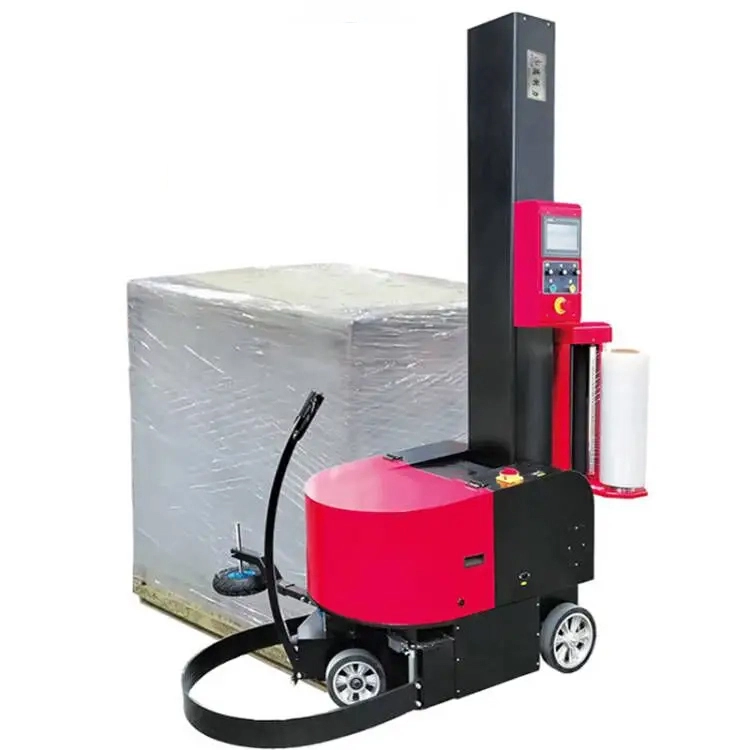Automatic Pallet Stretch Wrapper, Self Propelled Robotic Stretch Wrapper 1